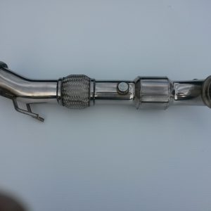 2012+ Ford Focus ST 3" Downpipe Hi Flow Cat 100 cell