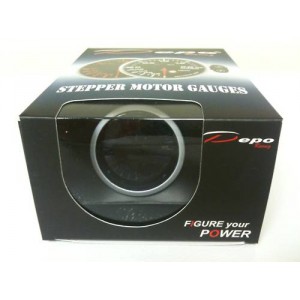 52mm Digital Tachometer Gauge White / Amber